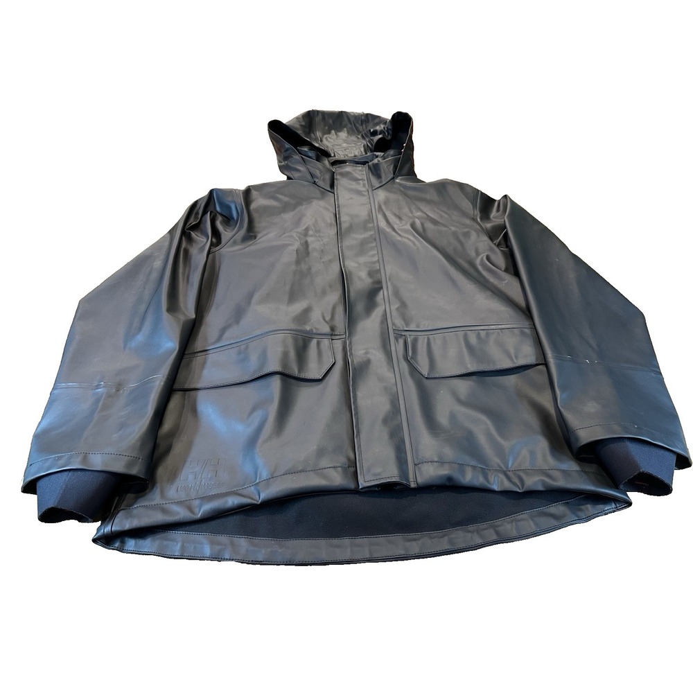 Helly Hansen Workwear Mens Gale Rain Jacket Black Size M